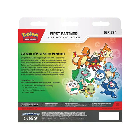 Pokémon TCG 30th Anniversary First Partner Illustration Collection S1 2026