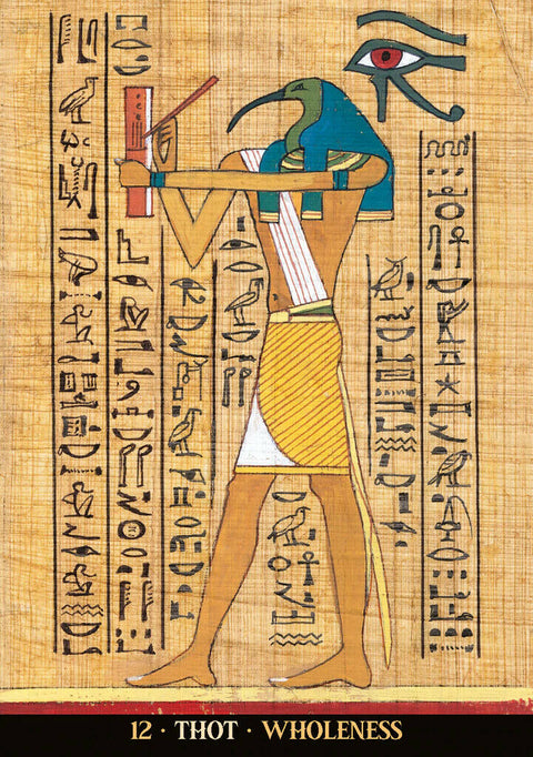 Egyptian Gods Oracle Cards Deck Lo Scarabeo 36 Cards Multilingual New