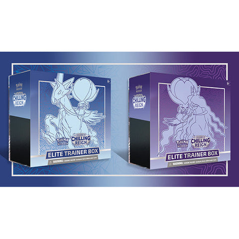 Pokemon TCG Chilling Reign Shadow Rider Calyrex Elite Trainer Box English