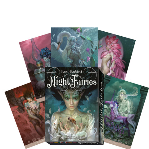Night Fairies Oracle Cards Deck Lo Scarabeo By Paolo Barbieri Fairy World NEW