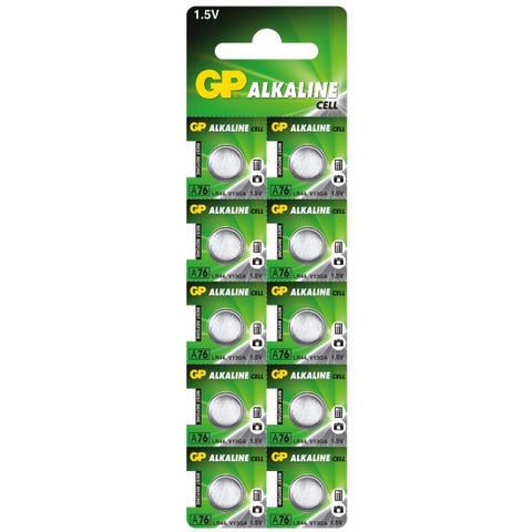 10 Gp Alkaline Cell Lr44 A76 Batteries G13 1.5V Coin Cell Button NEW