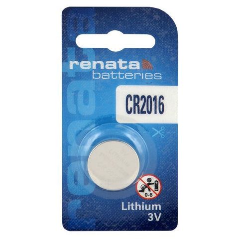 1x Renata CR2016 3V Lithium Coin Cell Battery DL2016 ECR2016