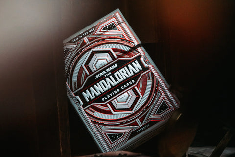 Mandalorian Star Wars Theory 11 Playing Cards Deck Magic Tricks Red Black