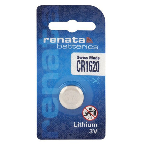 1x Renata CR1620 3V Lithium Coin Cell Battery DL1620 Swiss Made