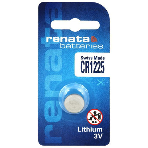 1x Renata CR1225 3V Lithium Coin Cell Battery BR1225 Watch Calculator