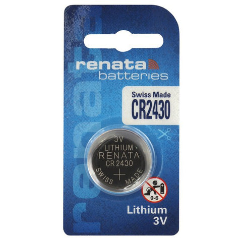 1x Renata CR2430 3V Lithium Coin Battery DL2430 ECR2430 Watch