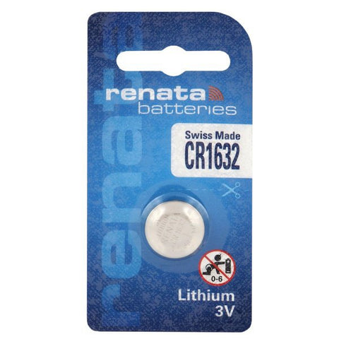 1x Renata CR1632 3V Lithium Coin Cell Battery Swiss Made