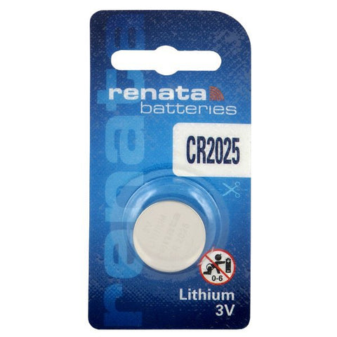 1x Renata CR2025 3V Lithium Coin Cell Battery DL2025 Swiss Made