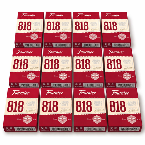12x Fournier 818 Jumbo Index Red Poker Playing Cards Decks Casino Grade