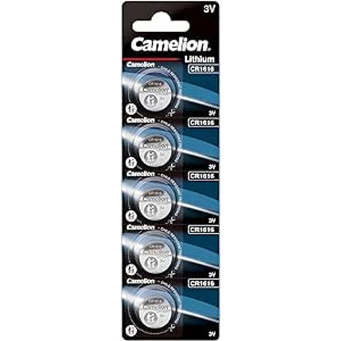 5x Camelion CR1616 3V Lithium Coin Cell Batteries DL1616 ECR1616