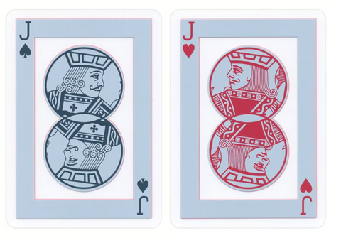 Bicycle Waterproof Clear Playing Cards Deck Red