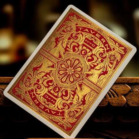 Tavern on the Green Red Limited Edition Playing Cards by Theory11