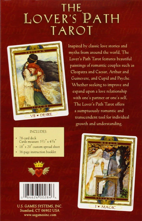 The Lover's Path Tarot Deck by Kris Waldherr 78 Cards US Games