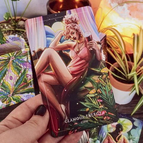 Metaphysical Cannabis Oracle Card Deck 78 Cards & Guidebook Liminal 11