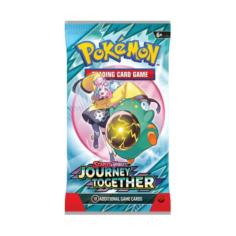 1x Pokemon Scarlet & Violet Journey Together Booster Pack 10 Cards EN