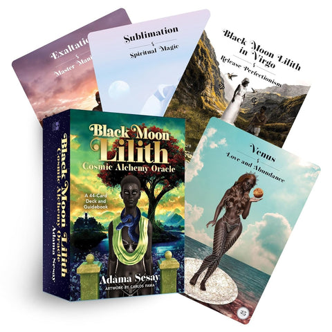 Black Moon Lilith Cosmic Alchemy Oracle Cards Deck  By Adama Sesay