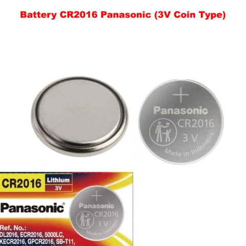 4x Panasonic CR2016 3V Lithium Coin Cell Batteries DL2016 ECR2016