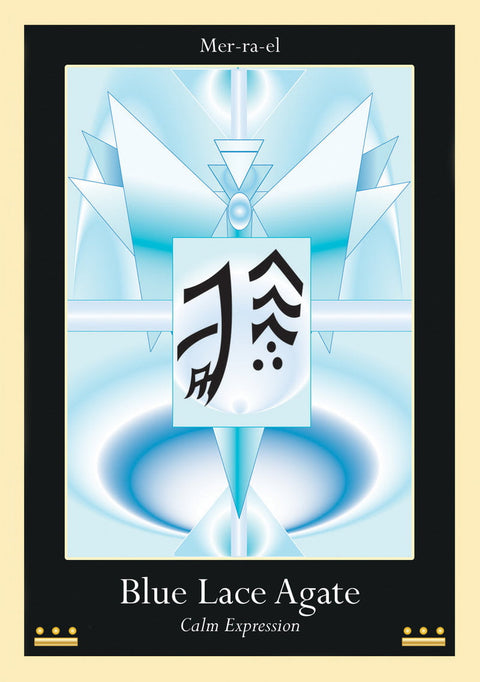 Liquid Crystal Oracle 2nd Edition Deck 77 Cards with Guidebook Blue Angel
