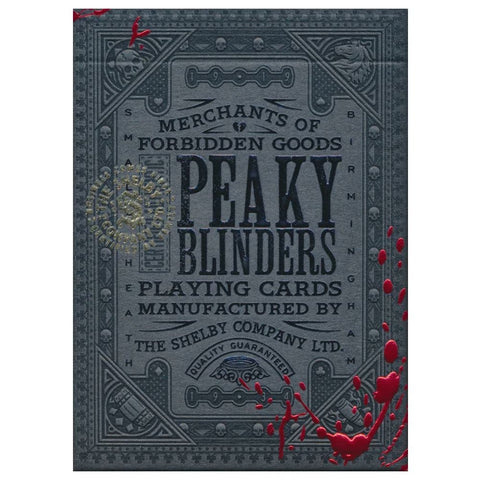 Theory11 Peaky Blinders Premium Playing Cards Poker Deck Black New