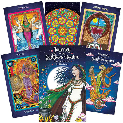 Journey to the Goddess Realm Oracle Card Deck by US Games Systems