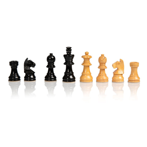 Italfama Magnetic Wooden Chess Set 25x25cm Ebony Board Zip Case