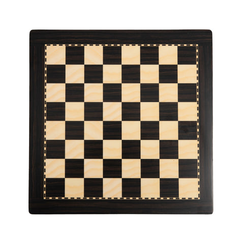 Italfama Magnetic Wooden Chess Set 25x25cm Ebony Board Zip Case