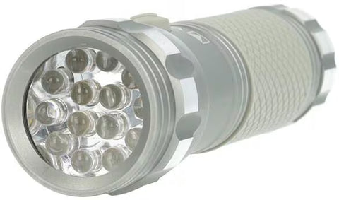 VARTA UV LED Flashlight Aluminum Torch 395-400nm with 3x AAA Batteries