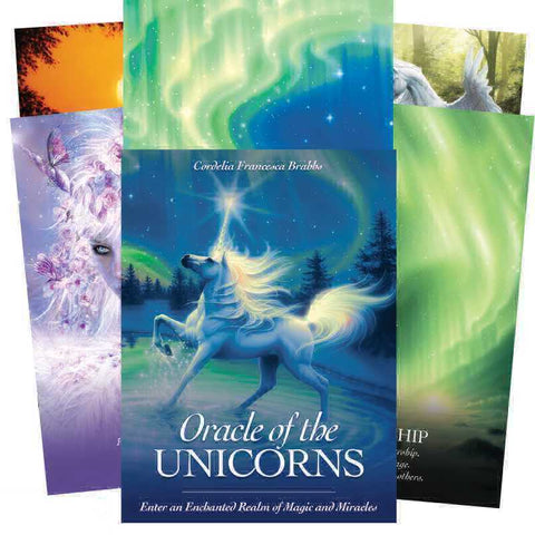 Oracle of the Unicorns Tarot Oracle Deck 44 Cards Blue Angel Multilingual