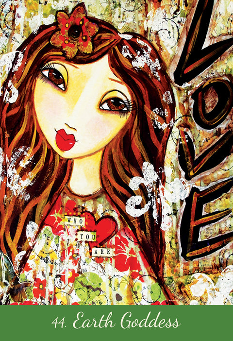 Love Your Inner Goddess Oracle Card Deck by Blue Angel, 44 Cards, New Sealed