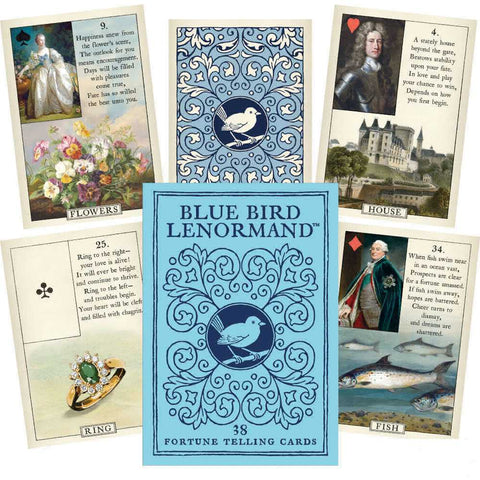 Blue Bird Lenormand Oracle Cards 38-Card Deck US Games Systems
