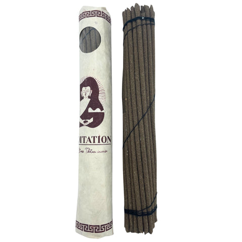 Tibetan Meditation Incense Sticks 30 Pack Hand Rolled Nepal Ancient Wisdom