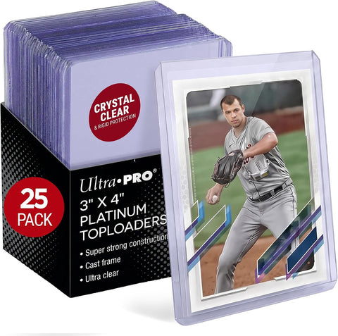Ultra Clear Platinum Toploaders 3" x 4" 25 pcs. Ultra Pro