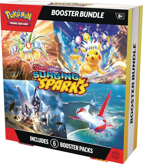 Pokemon TCG Scarlet & Violet Surging Sparks Booster Bundle 6 Packs