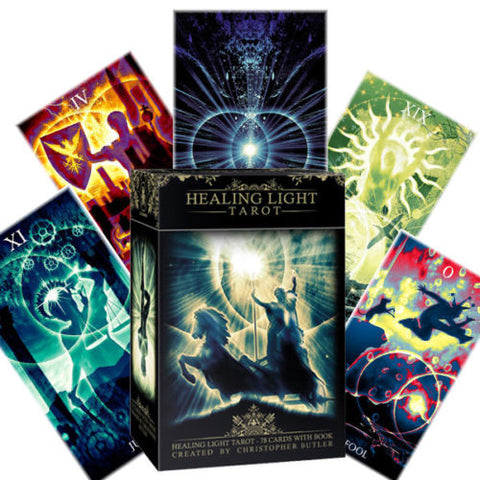 Healing Light Tarot Deck 78 Cards with Guidebook by Lo Scarabeo