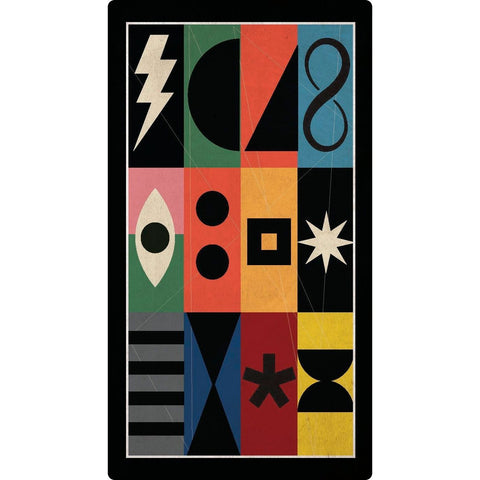 Chromatika Tarot Deck by Lo Scarabeo 78 Cards Bauhaus Surreal Art RWS