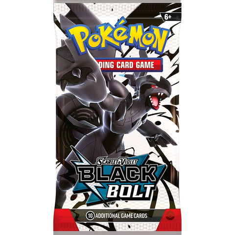 Pokemon TCG Scarlet & Violet Black Bolt Booster Pack - 10 Cards English