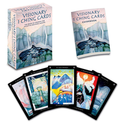 Visionary I Ching Oracle Cards Deck Blue Angel By Paul O'Brien Intuition
