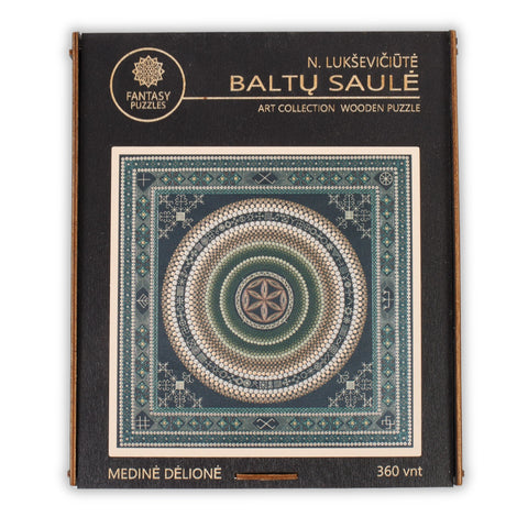 Mandala Baltic Sun 360pc Wooden Jigsaw Puzzle for Adults by Fantasy