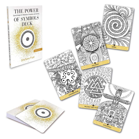 Power of Symbols Oracle Cards & Guidebook Sacred Symbol Coloring Deck