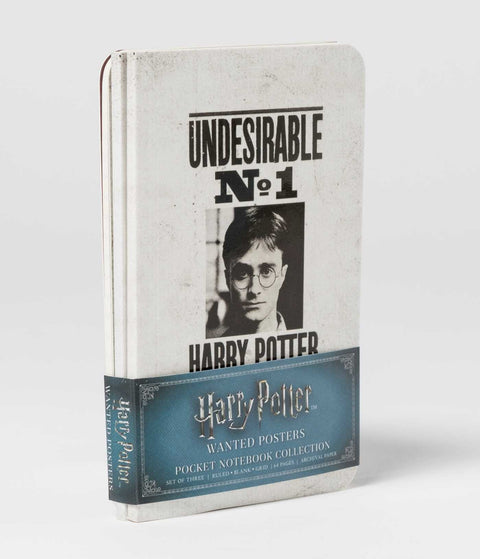 Harry Potter: Wanted Posters Pocket Notebook Collection (Set of 3)