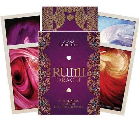 Rumi Oracle Cards Deck by Blue Angel 44-Card Spiritual Guidance