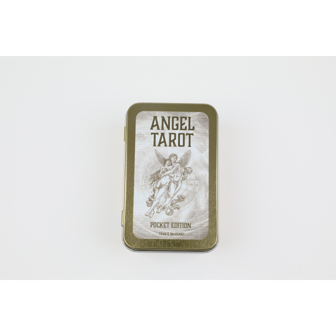 Angel Tarot Pocket Tin Deck by Rockpool – 78 Cards Kabbalah Divination