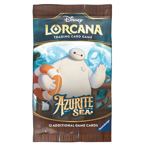 Disney Lorcana Azurite Sea English Booster Pack 12 Card TCG Sealed