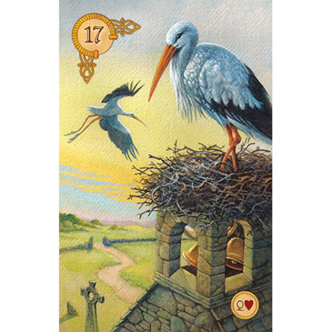 Celtic Lenormand Oracle Deck 45 Cards & Guidebook by US Games Systems