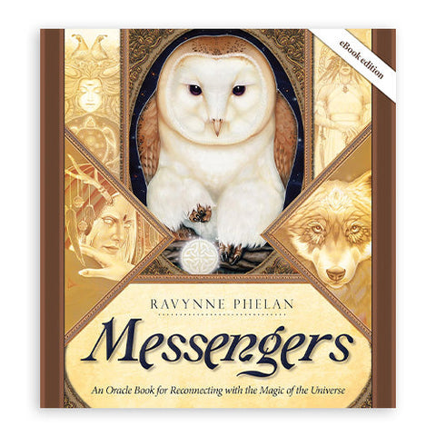 Messengers Oracle Book by Blue Angel Divination Guide to Nature & Spirit