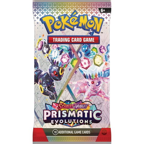 Pokemon TCG Scarlet & Violet Prismatic Evolutions Bundle (6x Booster Packs)