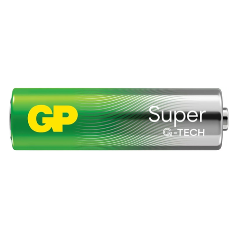 5 Gp Super Alkaline Aa Batteries G-Tech Lr6 1.5V No Mercury 5Bl Pack Exp 2034