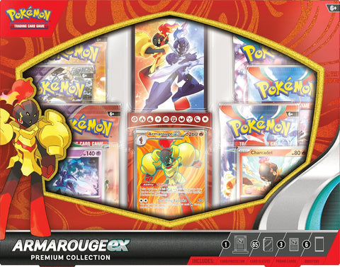 Pokemon TCG Scarlet & Violet Armarouge ex Premium Collection Box English