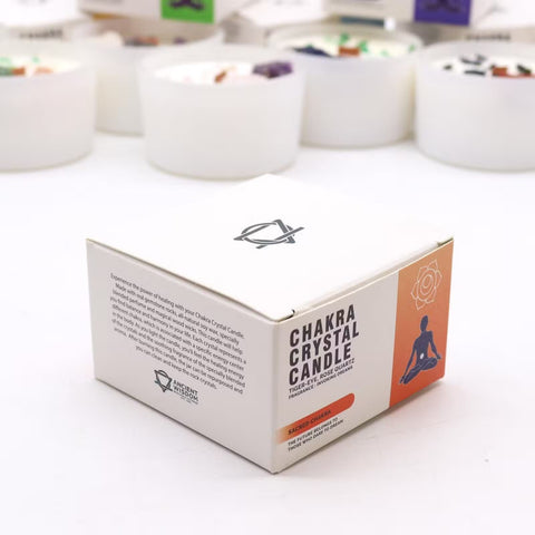 Chakra Crystal Candle - Sacred Chakra Ancient Wisdom