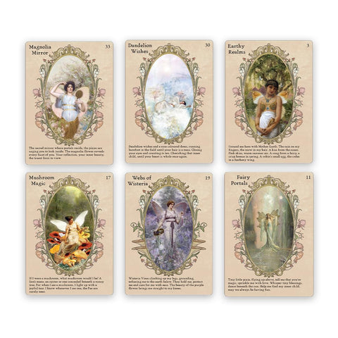 Sisters of the Fae Fairy Oracle Deck 33 Cards & Guidebook Sacred Scribe